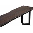 Porter Designs Manzanita Solid Sheesham Wood Dining Bench - Gray