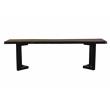 Porter Designs Manzanita Solid Sheesham Wood Dining Bench - Gray