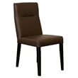 Porter Designs Verona Leather-Look Dining Chair in Brown (Set of 2)