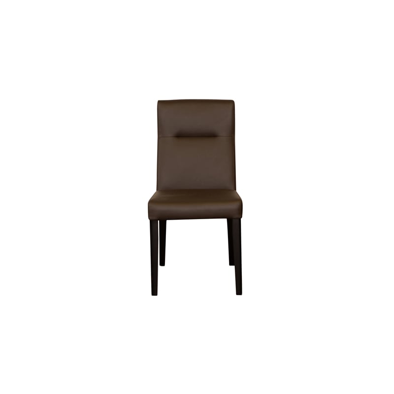 Porter Designs Verona Leather-Look Dining Chair in Brown (Set of 2)