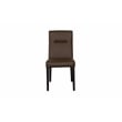 Porter Designs Verona Leather-Look Dining Chair in Brown (Set of 2)