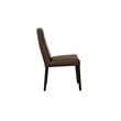 Porter Designs Verona Leather-Look Dining Chair in Brown (Set of 2)