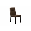 Porter Designs Verona Leather-Look Dining Chair in Brown (Set of 2)