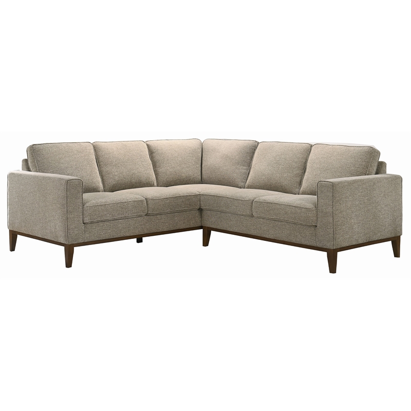 Sitswell Annie Contemporary Sectional - Cream