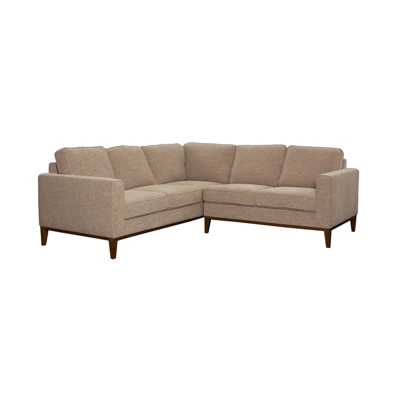 Sitswell Annie Contemporary Sectional - Cream