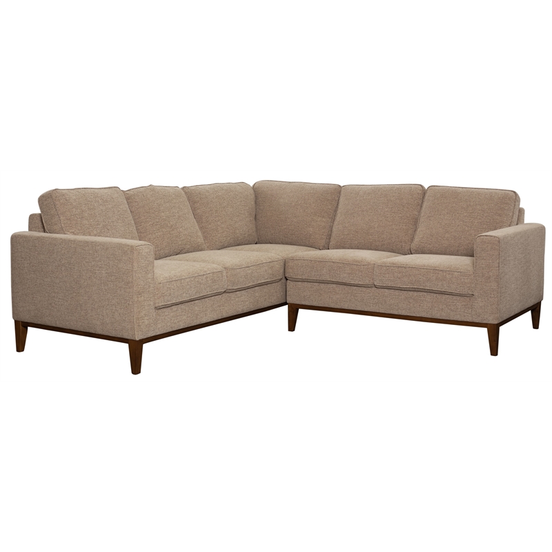 Sitswell Annie Contemporary Sectional - Cream