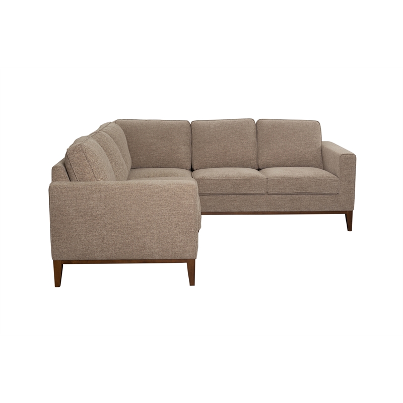 Sitswell Annie Contemporary Sectional - Cream