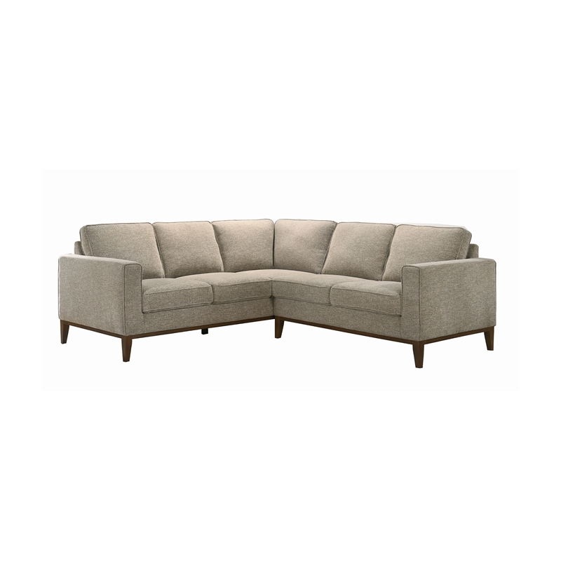 Sitswell Annie Contemporary Sectional - Cream