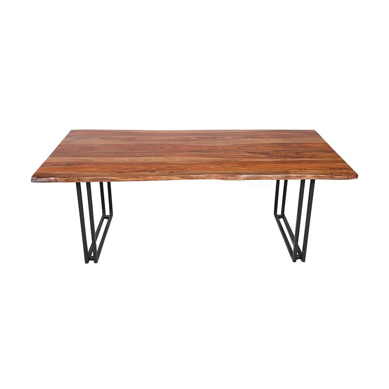 Porter Designs Manzanita Solid Sheesham Wood Dining Table - Brown