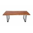 Porter Designs Manzanita Solid Sheesham Wood Dining Table - Brown