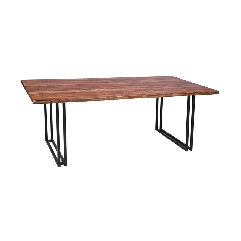 Porter Designs Manzanita Solid Sheesham Wood Dining Table - Brown