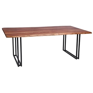Porter Designs Manzanita Solid Sheesham Wood Dining Table - Brown