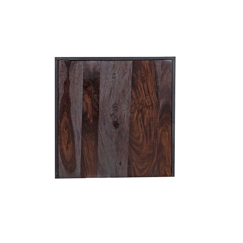 Porter Designs Manzanita Solid Sheesham Wood C Table in Gray (Set of 2)