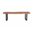 Porter Designs Manzanita Solid Sheesham Wood Dining Bench - Brown