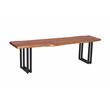 Porter Designs Manzanita Solid Sheesham Wood Dining Bench - Brown