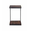 Porter Designs Manzanita Solid Sheesham Wood C Table in Brown (Set of 2)