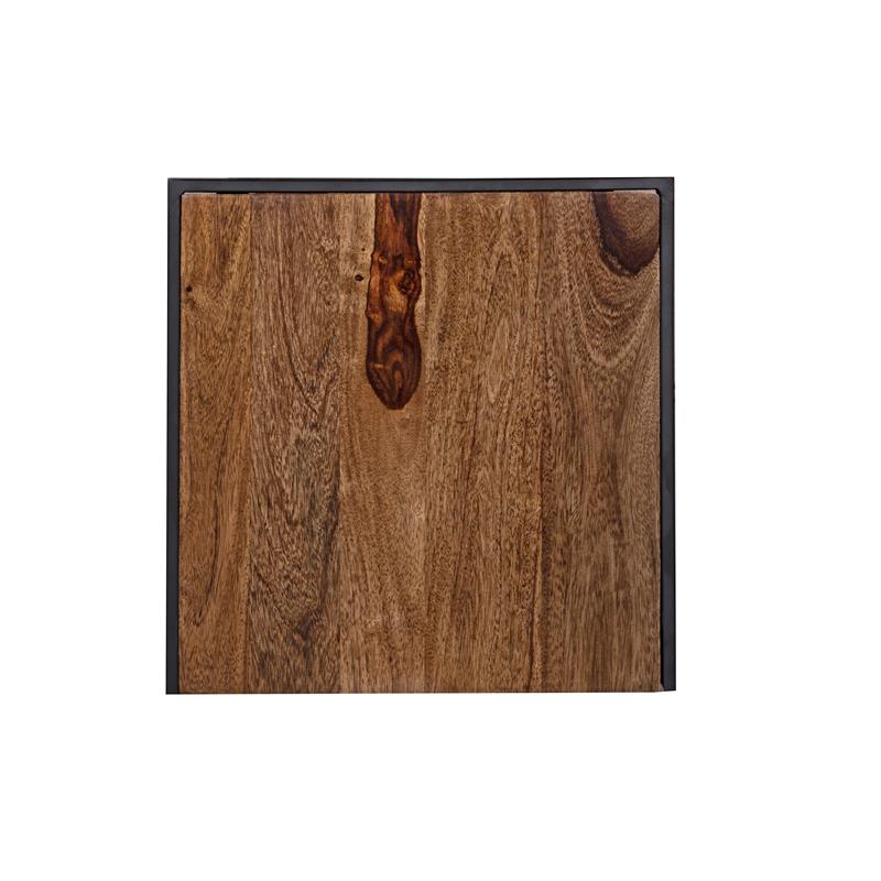 Porter Designs Manzanita Solid Sheesham Wood C Table in Brown (Set of 2)