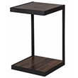 Porter Designs Manzanita Solid Sheesham Wood C Table in Brown (Set of 2)