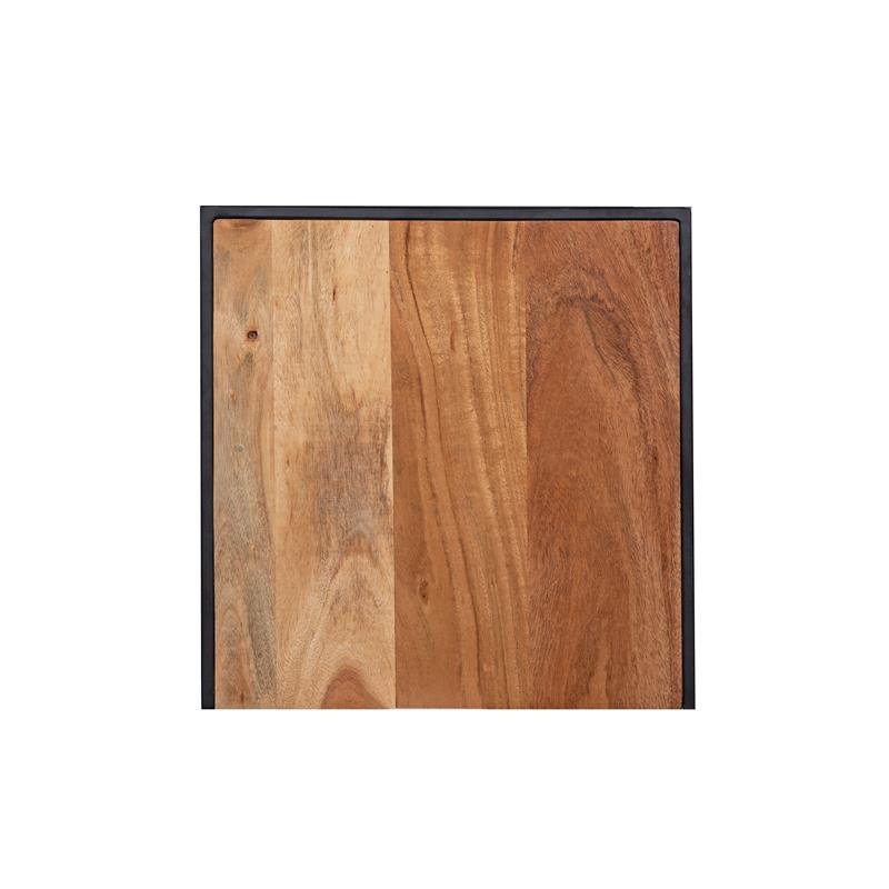 Porter Designs Manzanita Solid Sheesham Wood C Table in Natural (Set of 2)