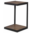 Porter Designs Manzanita Solid Sheesham Wood C Table in Natural (Set of 2)