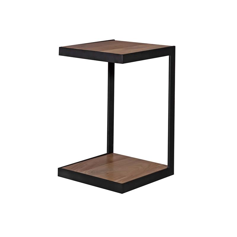 Porter Designs Manzanita Solid Sheesham Wood C Table in Natural (Set of 2)
