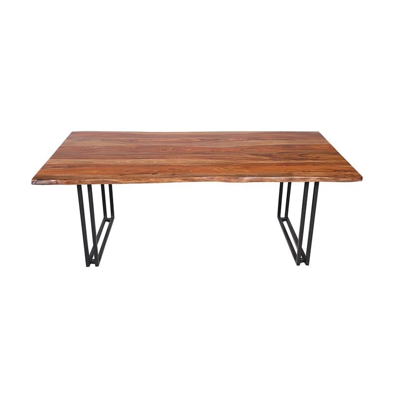 Porter Designs Manzanita Solid Sheesham Wood Dining Table - Brown