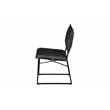 Porter Designs Malin Top Quality Leather Dining Chair in Gray (Set of 2)