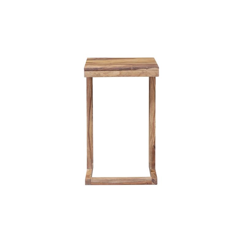 Porter Designs Urban Solid Sheesham Wood C Table in Natural (Set of 2)