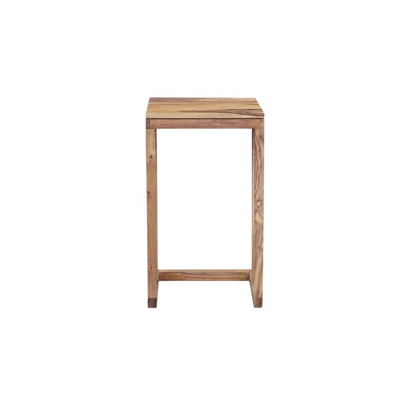 Porter Designs Urban Solid Sheesham Wood C Table in Natural (Set of 2)
