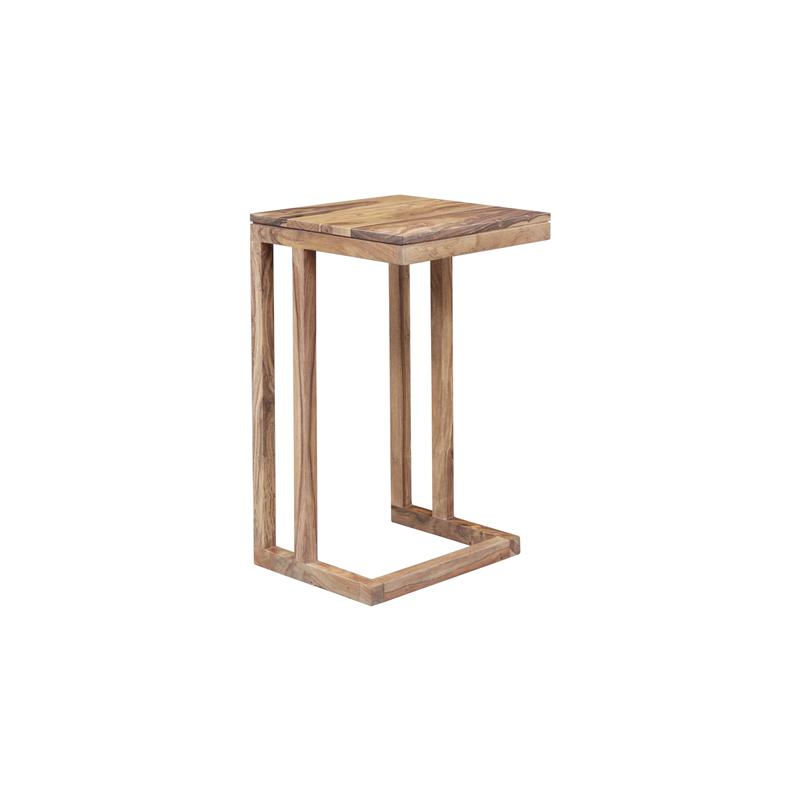 Porter Designs Urban Solid Sheesham Wood C Table in Natural (Set of 2)