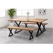 Porter Designs Manzanita Solid Acacia Wood Dining Table - Natural
