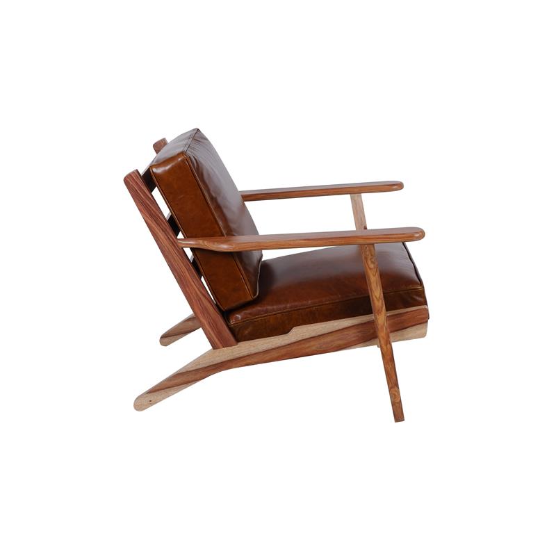 Porter Designs Corvallis Leather Accent Chair - Natural