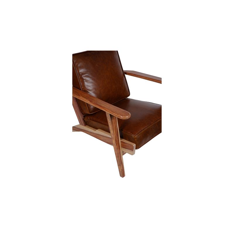 Porter Designs Corvallis Leather Accent Chair - Natural