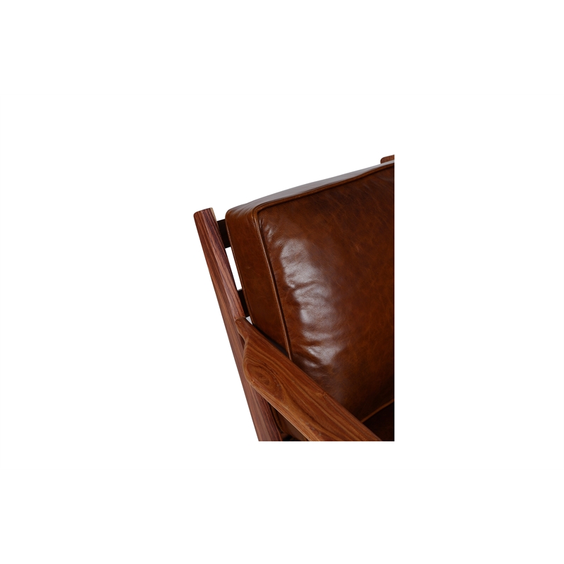 Porter Designs Corvallis Leather Accent Chair - Natural