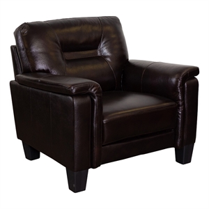 porter designs alto top quality leather chair - brown