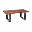 Porter Designs Manzanita Solid Sheesham Wood Live Edge Coffee Table - Brown