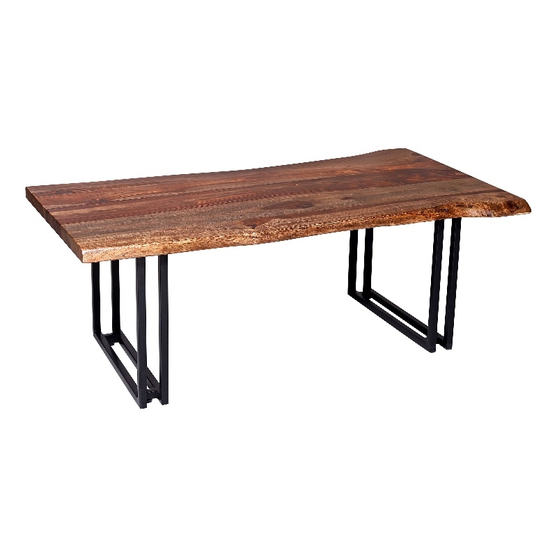 Porter Designs Manzanita Solid Sheesham Wood Live Edge Coffee Table ...