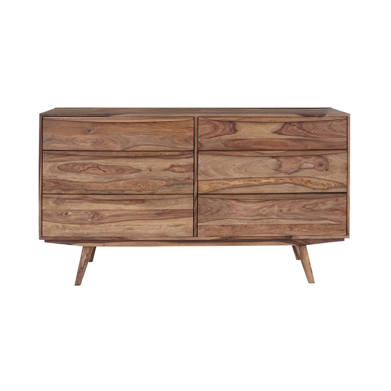 Porter Designs Fusion Solid Sheesham Wood Dresser - Light Brown