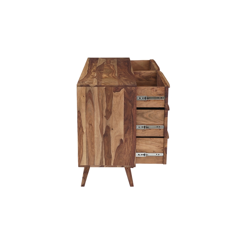 Porter Designs Fusion Solid Sheesham Wood Dresser - Light Brown