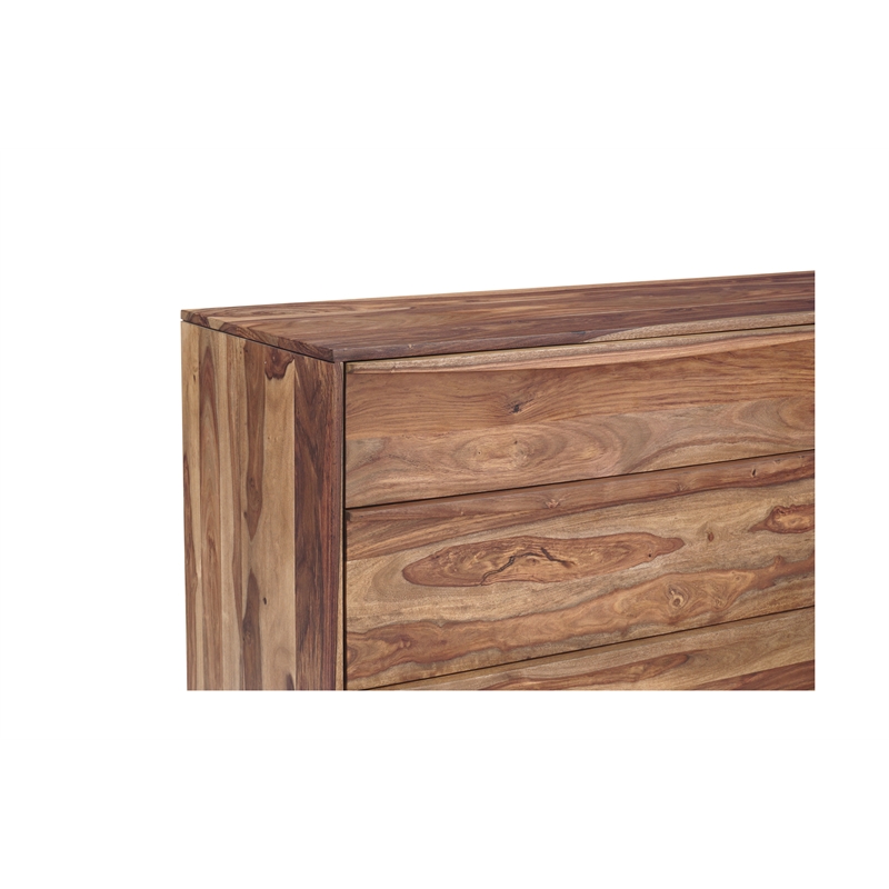 Porter Designs Fusion Solid Sheesham Wood Dresser - Light Brown