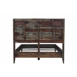 Porter Designs Fall River Solid Sheesham Wood King Bed - Gray