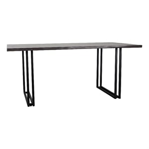 Porter Designs Manzanita Solid Sheesham Wood Dining Table - Gray