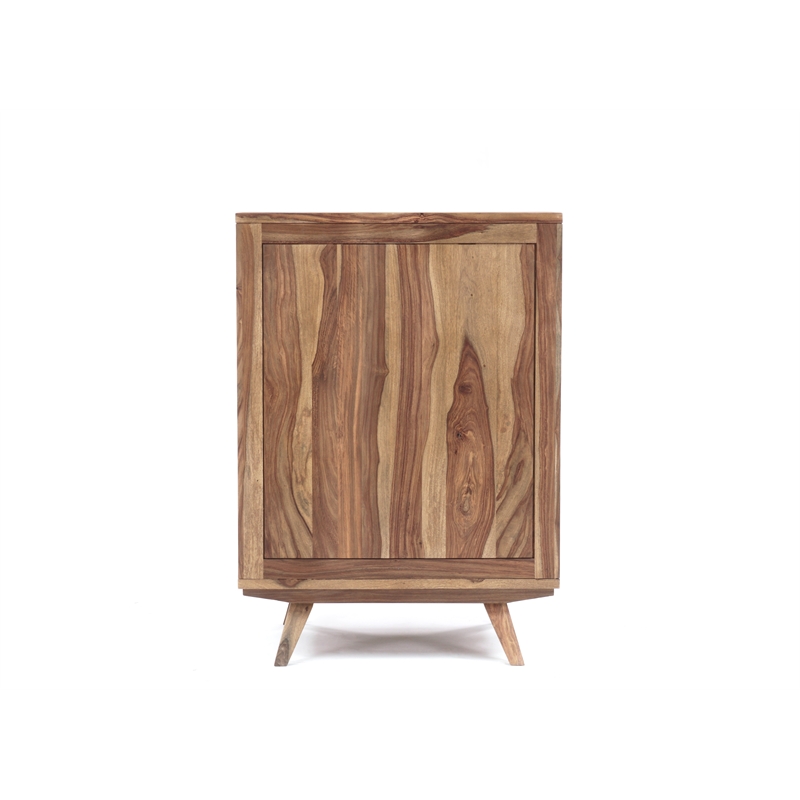 Porter Designs Fusion Solid Sheesham Wood Bar - Light Brown