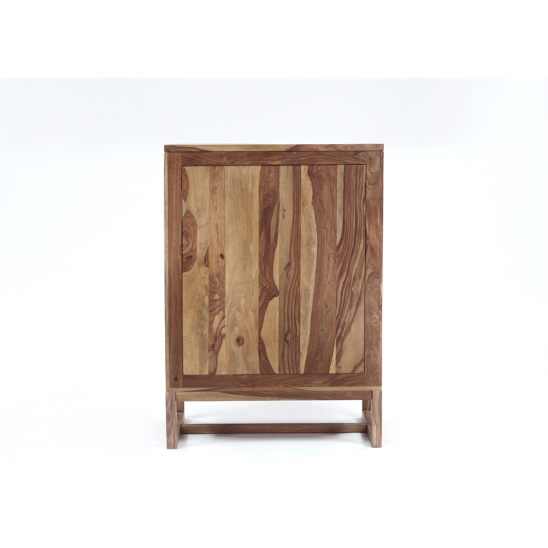 Porter Designs Urban Solid Sheesham Wood Bar Cabinet - Thumbnail 5