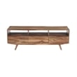 Porter Designs Fusion Solid Sheesham Wood TV Stand - Light Brown