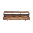 Porter Designs Fusion Solid Sheesham Wood TV Stand - Light Brown