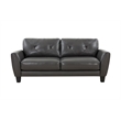 Porter Designs Trento Top Grain Leather Sofa - Gray