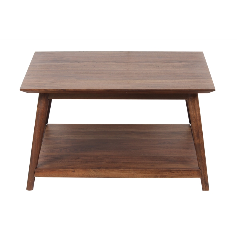 Porter Designs Portola Solid Acacia Wood Coffee Table - Brown
