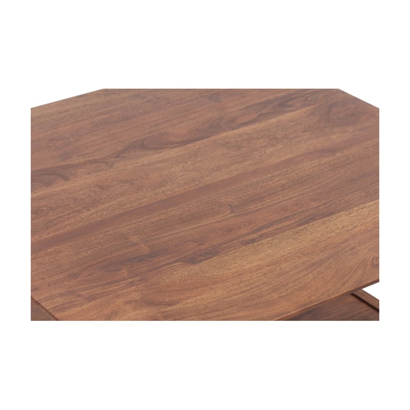 Porter Designs Portola Solid Acacia Wood Coffee Table - Brown