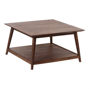 Porter Designs Portola Solid Acacia Wood Coffee Table - Brown
